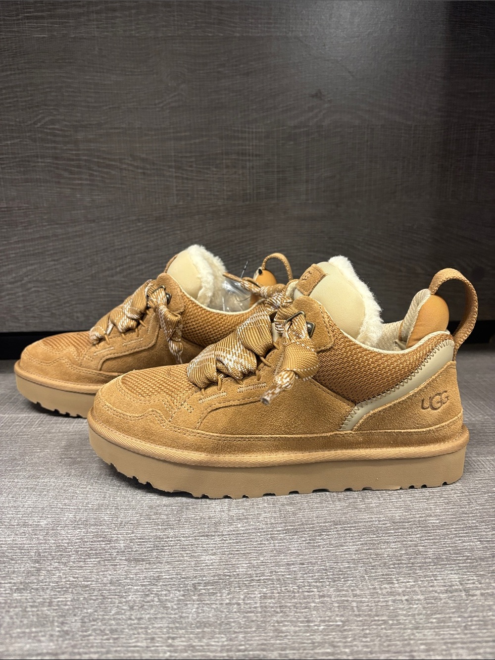 Women’s UGG Lowmel Sneakers (Chestnut) - Size 8